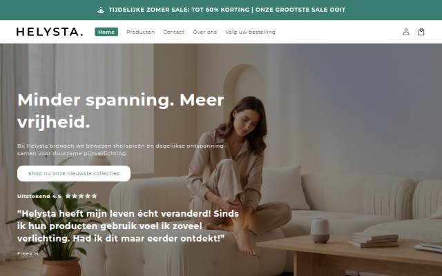Helysta storefront