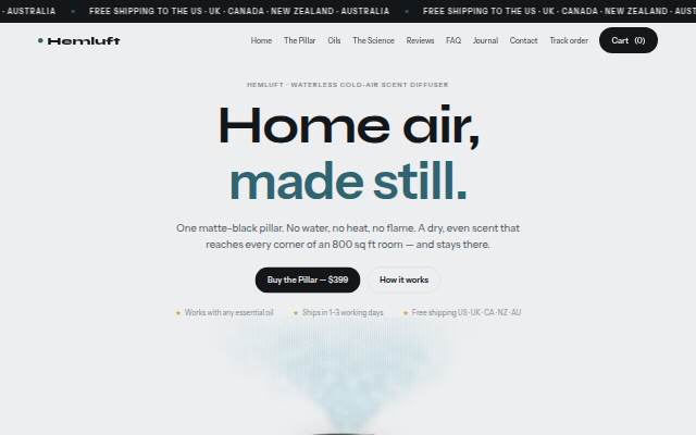 Hemluft storefront