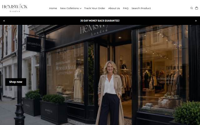 Hemswick London storefront
