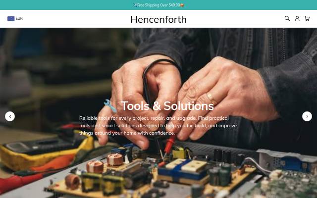 Hencenforth storefront