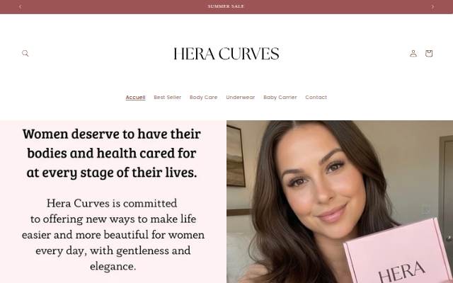 Hera Curves storefront