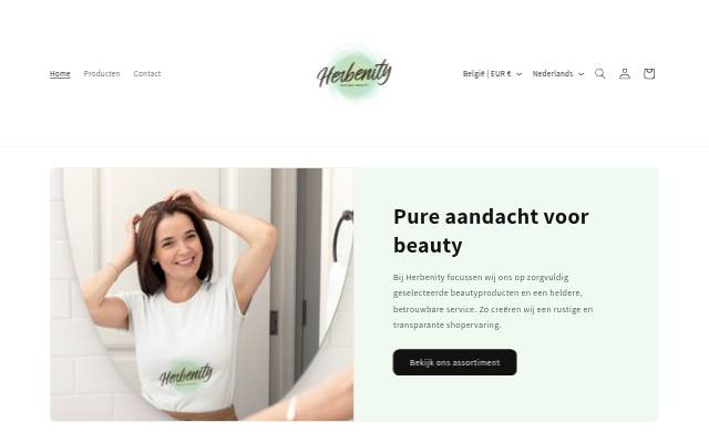 Herbenity storefront