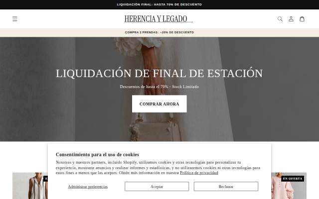 Herencia y Legado storefront