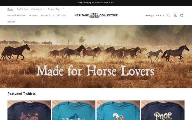 Heritage Collective storefront