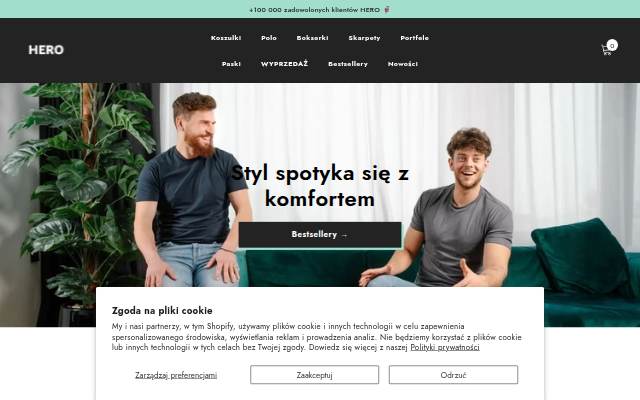 HERO Poland storefront