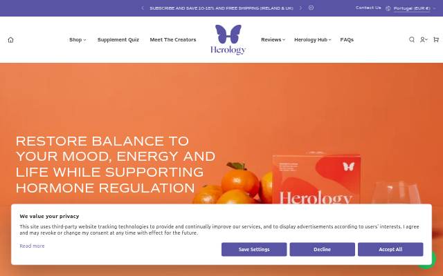 Herology storefront