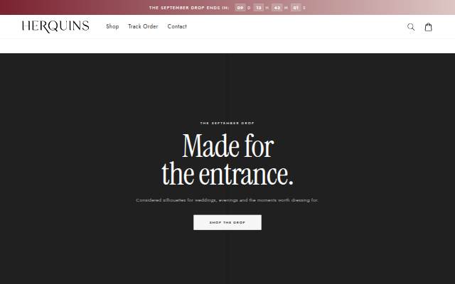 Herquins storefront