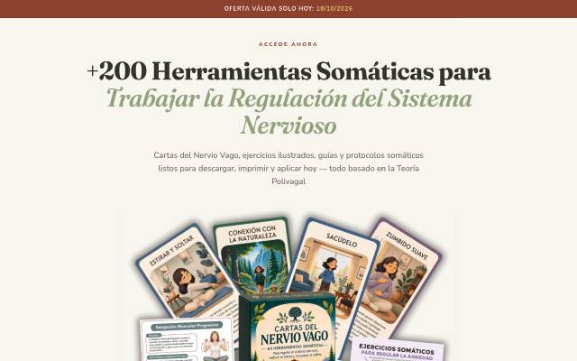 Startseite von Herramientas Somáticas — Recursos Prácticos para Terapia Corporal