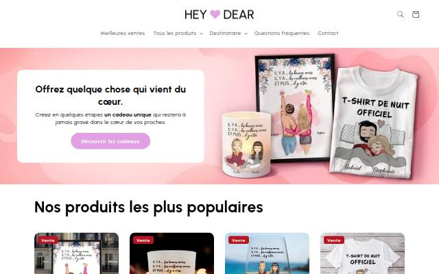 HEY DEAR 💜 storefront