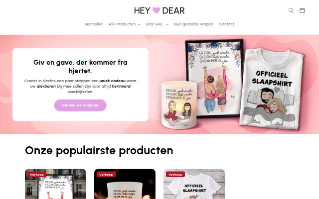 HEY DEAR 💜 storefront