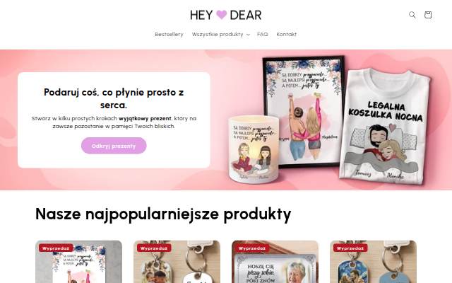 HEY DEAR 💜 storefront