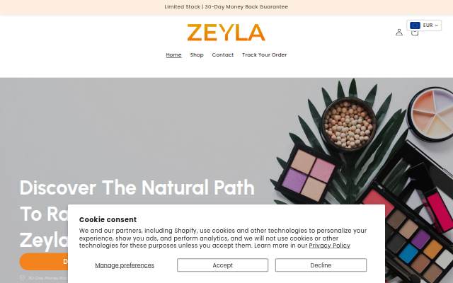 Zeyla storefront