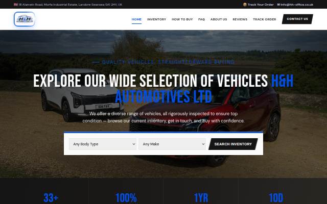 hh-automotives.co.uk storefront