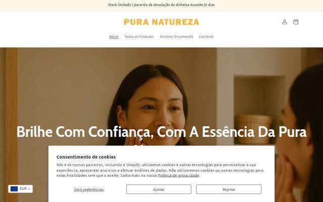 Pura Natureza storefront