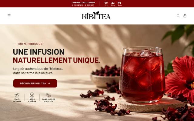Montra da HIBI TEA