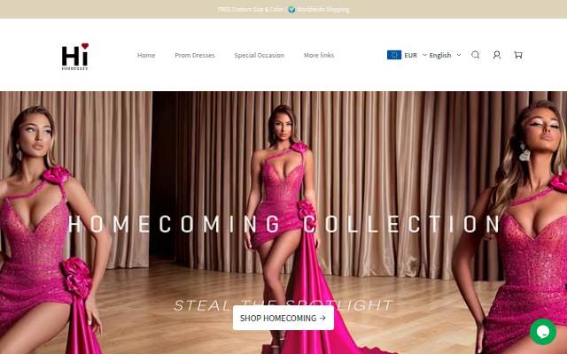 hidresses.com storefront