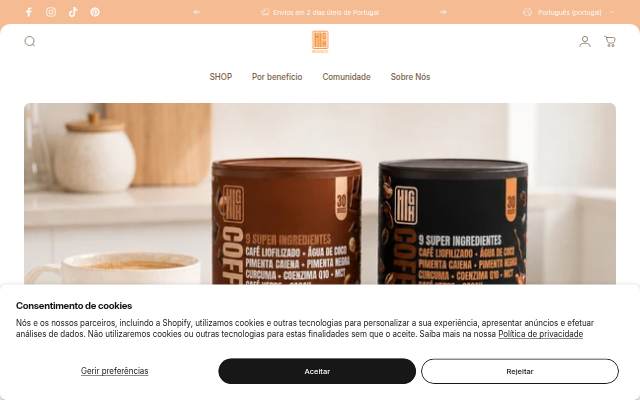 Vitrine de High Brands