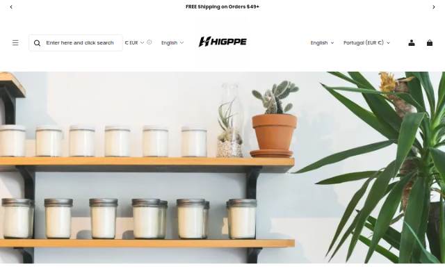 higppe storefront