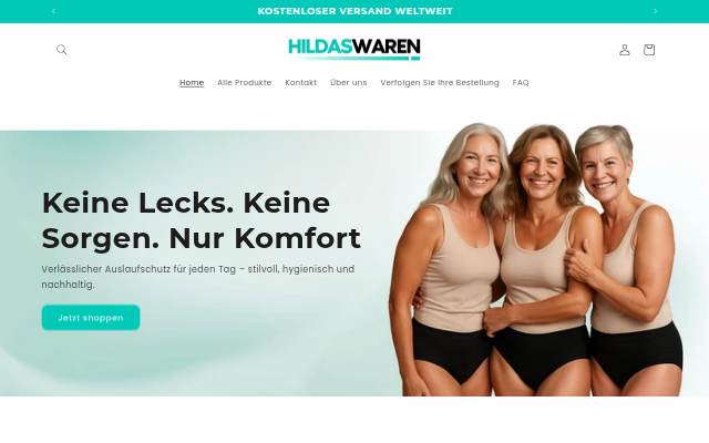 Hildas Waren storefront