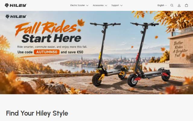 Montra da Hiley-scooter