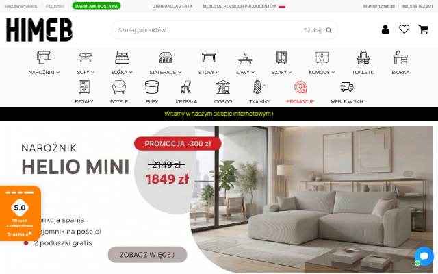 Startseite von HIMEB meble