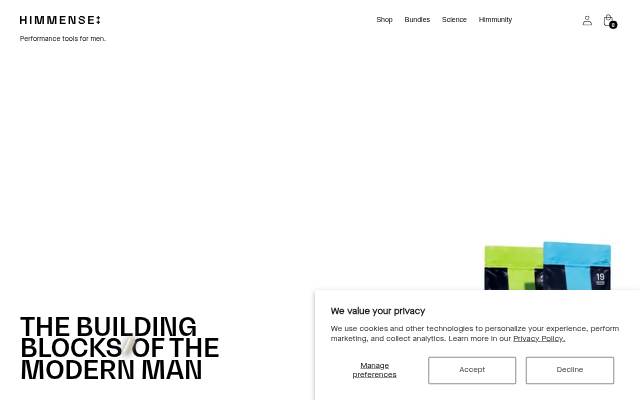 Himmense storefront