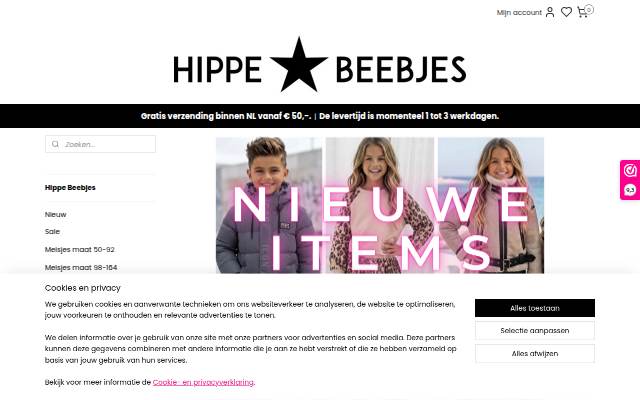 Hippe Beebjes storefront