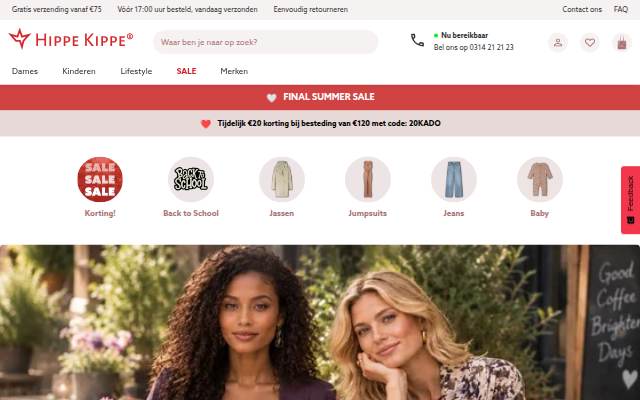 De mooiste en hipste merken dames storefront