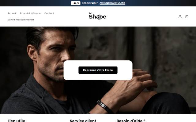Startseite von HiShape