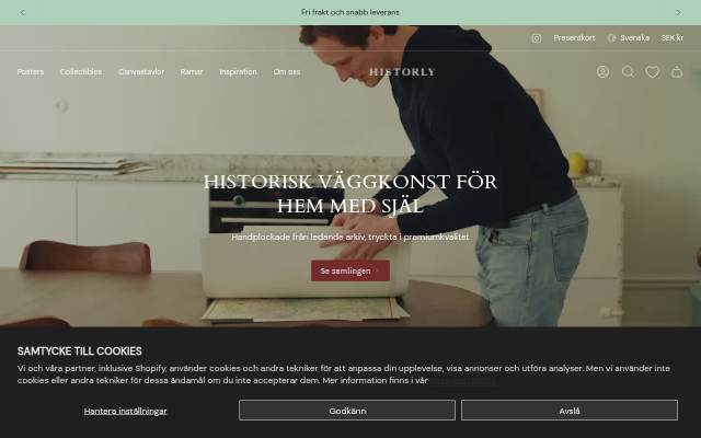 HISTORLY storefront