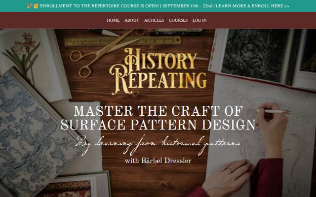 History Repeating storefront
