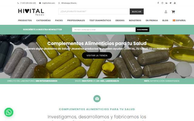 Vitrine de hivital.com