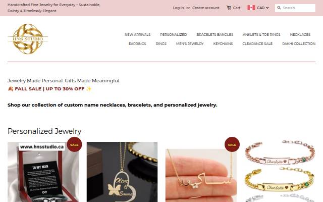 HNS Studio storefront