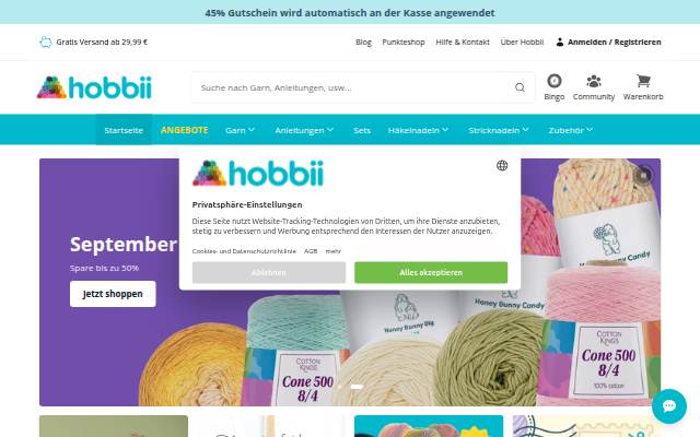 Hobbii storefront