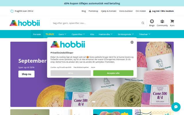 Hobbii storefront