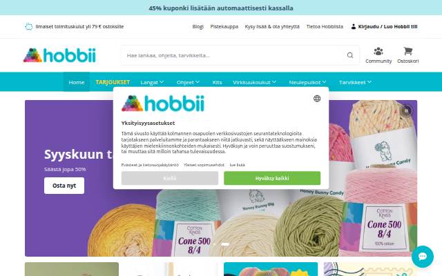 Hobbii storefront