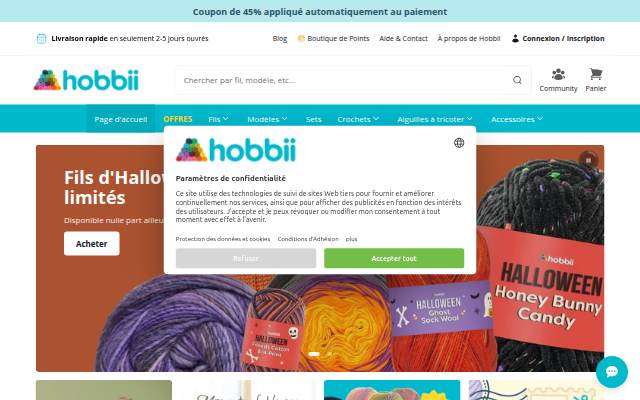 Hobbii storefront