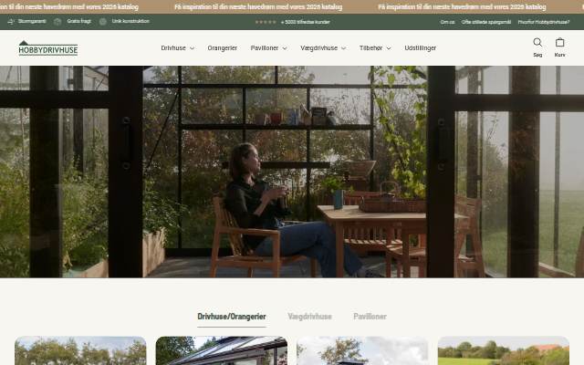 Hobbydrivhuse storefront