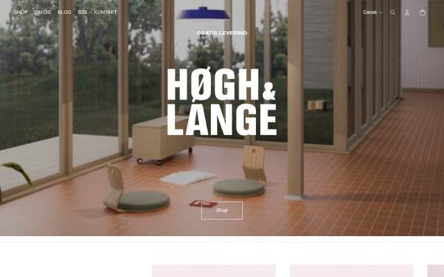Høgh &amp; Lange storefront