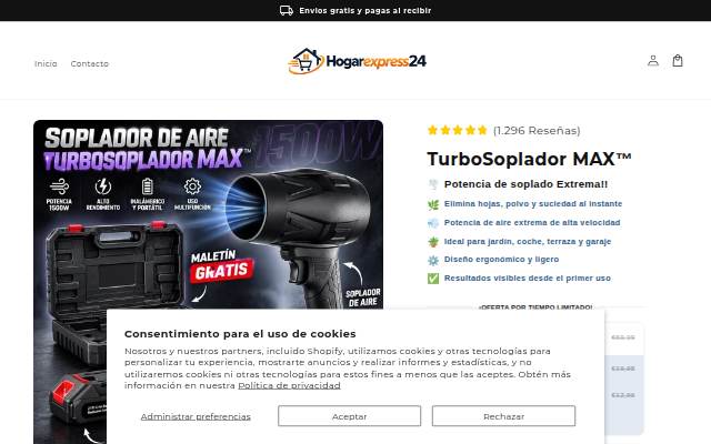 HogarExpress24 storefront