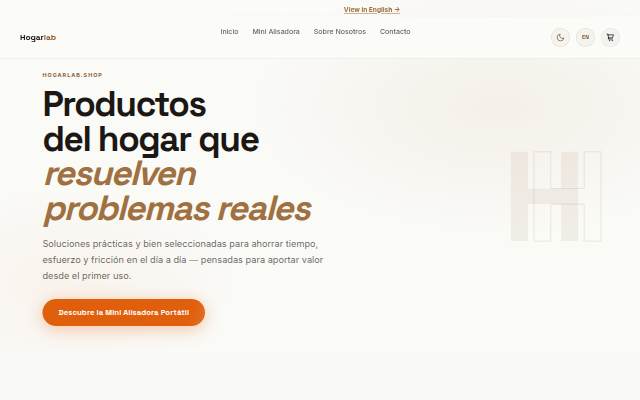 Hogarlab — Productos del hogar que resuelven problemas reales storefront