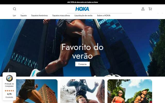 HOKA storefront