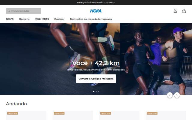 HOKA storefront