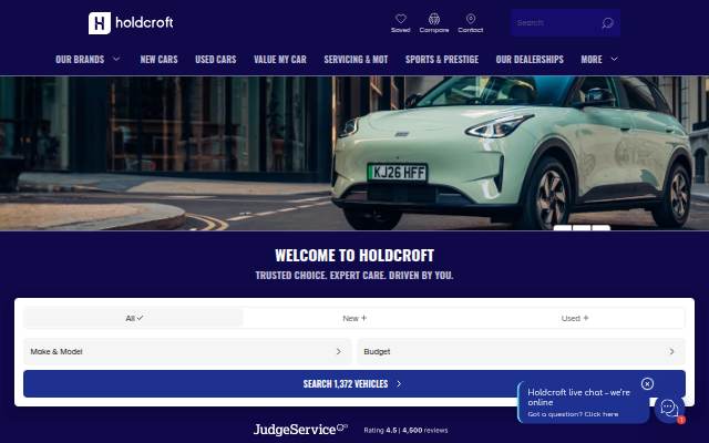 Leading Car Dealer Group in the Midlands &amp; North West storefront