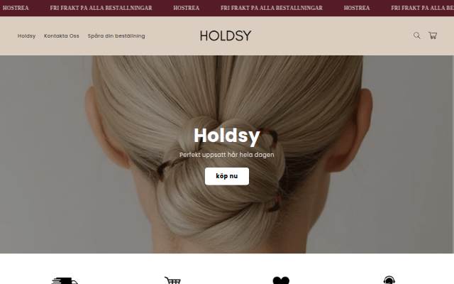 Startseite von Holdsy