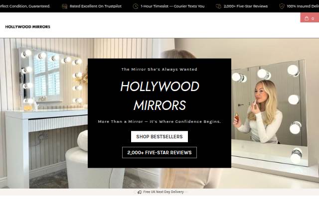 hollywood mirrors storefront