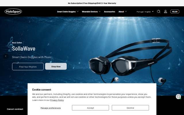 holosport storefront