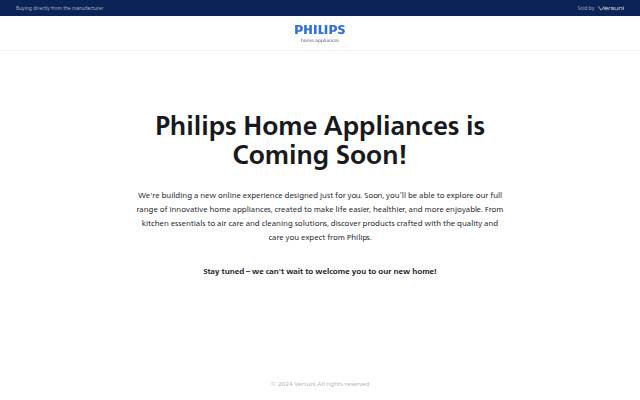 Philips Home Appliances storefront