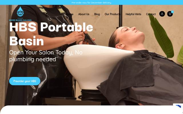 Startseite von Home Based Salons