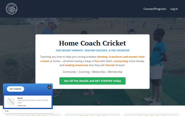 Montra da Home Coach Cricket: Helping You Develop Your Child's Cricket Skills